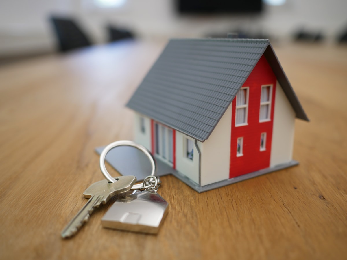 Real estate professional reviewing neighborhood flyer distribution